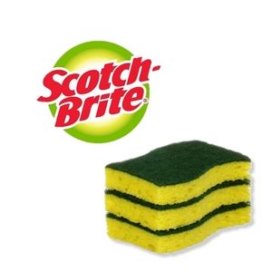 Scotch-Brite Heavy Duty Scrub Sponges, Sponges for Cleaning- 3pk